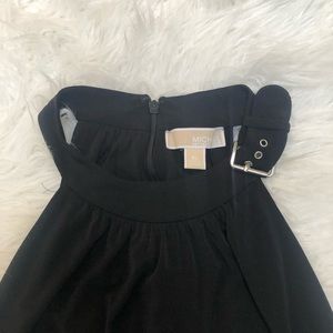 Michael Kors buckled mock-neck, belted jumpsuit